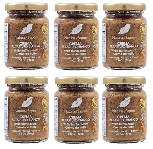 6x Natura e Sapori Crema al Tartufo Bianco Weiße Trüffelcreme Glutenfrei 80g von Italian Gourmet E.R.