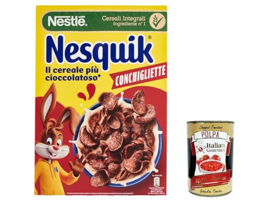 6x Nesquik Cereals Conchigliette Kugeln aus Getreideschokolade und Kugeln mit Schokolade, 325 g + Italian Gourmet polpa 400g von Italian Gourmet E.R.