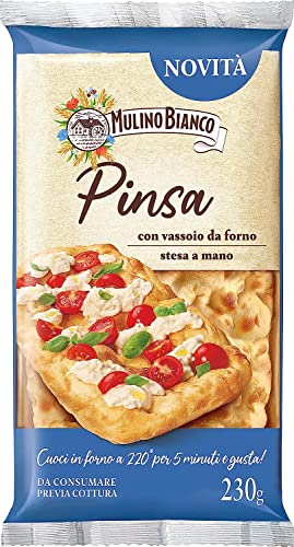 7x Mulino bianco handgerollte Pinsa mit Sauerteig 230g + Italian Gourmet Polpa 400g von Italian Gourmet E.R.