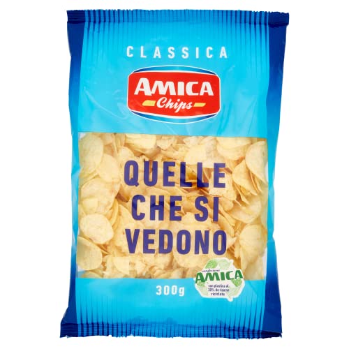 8x Amica chips Amica Chips Classica Chips Patatin Potato Chips Salted 300 g Potato + Italian GOurmet Polpa 400g von Italian Gourmet E.R.