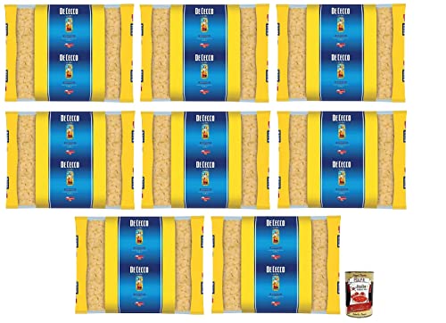 8x De Cecco Farfalle Pasta di Semola di Grano Duro Nudeln aus Hartweizengrieß 3Kg Packung + Italian Gourmet Polpa di Pomodoro 400g Dose von Italian Gourmet E.R.