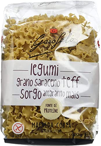 8x Mafalda LEGUMI E CEREALI - Nudeln mit Hülsenfrüchten und Getreide - Glutenfrei - Karton mit 8 Packungen zu 400 g + Italian Gourmet Polpa 400g von Italian Gourmet E.R.