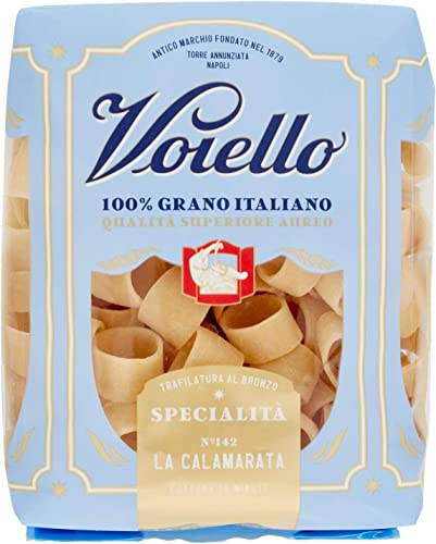 8x Voiello Pasta Calamarata Nudeln 100 % italienische N142, 500g + Italian Gourmet Polpa 400g von Italian Gourmet E.R.