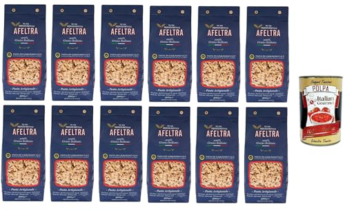 Afeltra Pasta di Gragnano I.G.P Fusillone I.G.P. Grießnudeln 12x 500gr + Italian Gourmet polpa 400g von Italian Gourmet E.R.