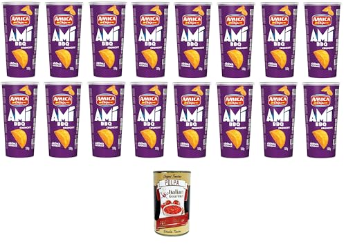 Amica Chips AMI' Crunchy BBQ 16x 100gr + Italian Gourmet polpa 400g von Italian Gourmet E.R.