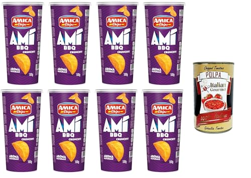 Amica Chips AMI' Crunchy BBQ 8x 100gr + Italian Gourmet polpa 400g von Italian Gourmet E.R.