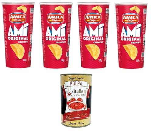 Amica Chips AMI' Crunchy Original 4x 100gr + Italian Gourmet polpa 400g von Italian Gourmet E.R.