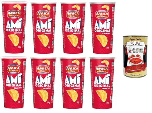 Amica Chips AMI' Crunchy Original 8x 100gr + Italian Gourmet polpa 400g von Italian Gourmet E.R.