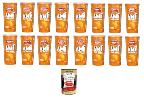 Amica Chips AMI' Crunchy Paprika 16x 100gr + Italian Gourmet polpa 400g von Italian Gourmet E.R.