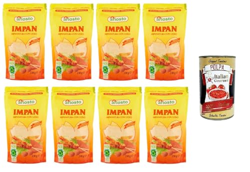 Ariosto Impan Impanatura con Uovo Impan-Panade mit Ei 8x230 g+ Italian Gourmet polpa 400g von Italian Gourmet E.R.