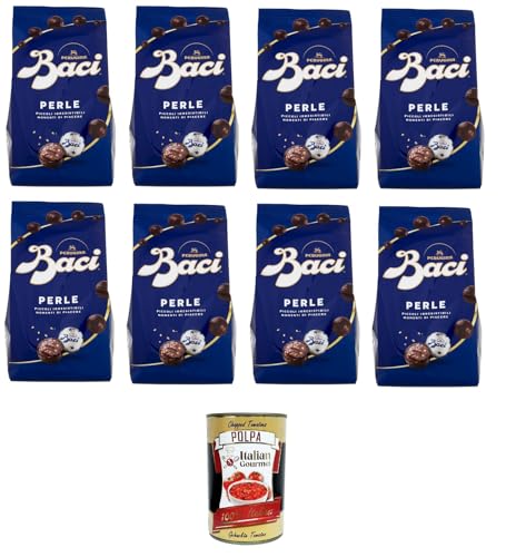 Baci Perugina PERLE kleine Freuden mit einzigartigem Geschmack 8x 154gr + Italian Gourmet polpa 400g von Italian Gourmet E.R.