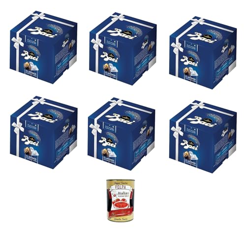 Baci Perugina Würfel Baci Pralinen mit dunkler Schokoladenglasur überzogen und mit ganzen Haselnüssen darin 6x325gr + Italian Gourmet polpa 400g von Italian Gourmet E.R.