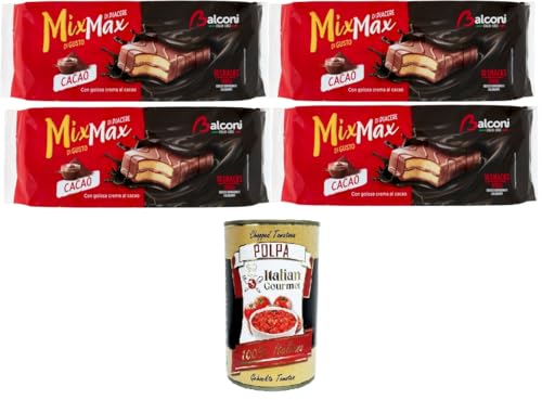 Balconi Mix Max Cacao, con golosa crema al cacao Mix Max Cacao, mit köstlicher Kakaocreme 4x350gr+ Italian Gourmet polpa 400g von Italian Gourmet E.R.