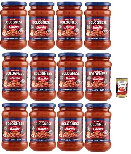 Sugo Ragù alla Bolognese, salsa, Fertige italienische Tomatensauce und ausgewähltes glutenfreies Fleisch 12x 400g + Italian Gourmet polpa 400g von Italian Gourmet E.R.