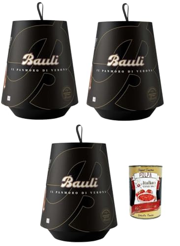 Bauli PanMoro di Verona - Pandoro, angereichert mit Kakao, Schokoladenstückchen 3x 1kg + Italian Gourmet polpa 400g von Italian Gourmet E.R.