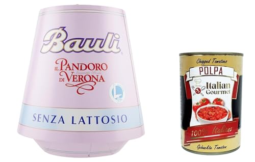 Bauli Pandoro di Verona Senza Lattosio Pandoro di Verona laktosefrei 700gr + Italian Gourmet polpa 400g von Italian Gourmet E.R.