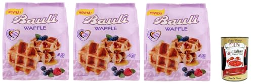 Bauli Waffle morbida Cialda con Croccante Zucchero Perlato, Weiche Waffel mit knusprigem Perlzucker 3x 210g + Italian Gourmet polpa 400g von Italian Gourmet E.R.