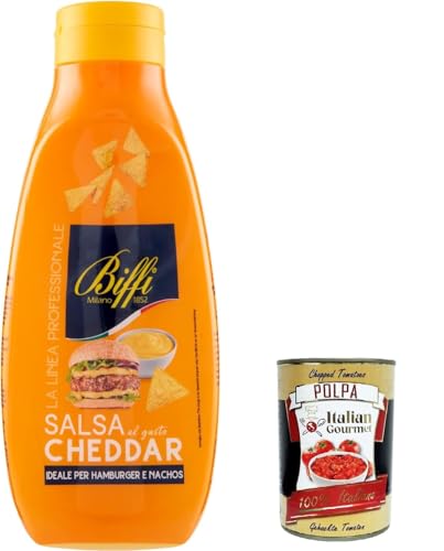 Biffi The Professional Line – Cheddar-Sauce 800gr + Italian Gourmet polpa 400g von Italian Gourmet E.R.