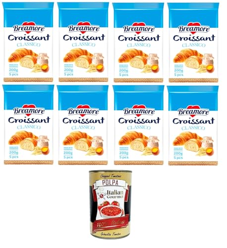 Breamore -Klassisches Croissant 8x 225gr + Italian Gourmet polpa 400g von Italian Gourmet E.R.