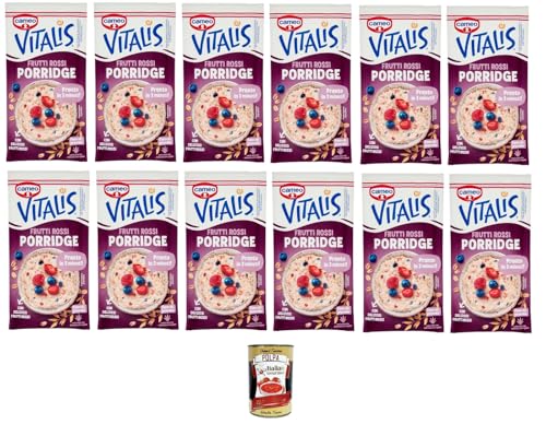 C.Vitalis Porridge mit Haferflocken und leckeren roten Früchten 12x53g+ Italian Gourmet polpa 400g von Italian Gourmet E.R.