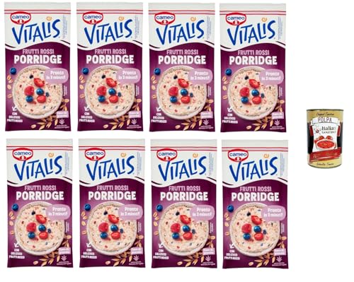 C.Vitalis Porridge mit Haferflocken und leckeren roten Früchten 8x53g+ Italian Gourmet polpa 400g von Italian Gourmet E.R.