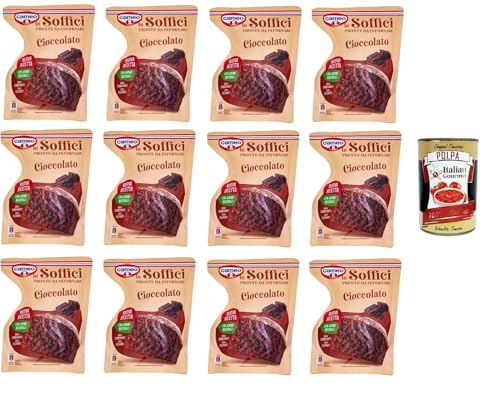 Cameo- Le soffici Pronte da infornare Cioccolato Die weiche, backfertige Schokolade 12x 600gr + Italian Gourmet polpa 400g von Italian Gourmet E.R.