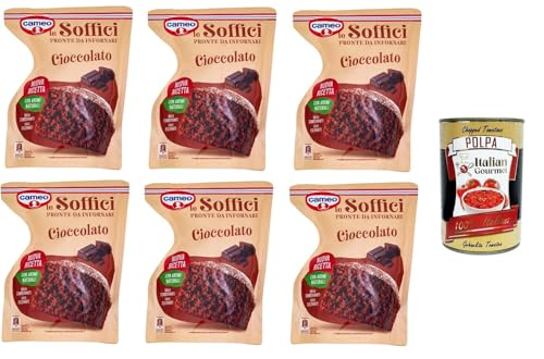 Cameo- Le soffici Pronte da infornare Cioccolato Die weiche, backfertige Schokolade 6x 600gr + Italian Gourmet polpa 400g von Italian Gourmet E.R.