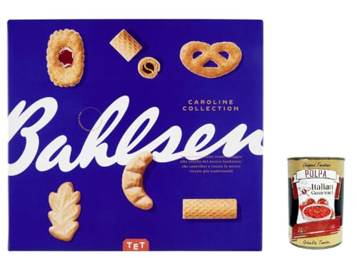 Caroline Collection, Packung traditioneller Desserts und Kekse (Deloba, Delice, Waffeletten, Waffeletten Minis, Kipferl, Butterblätte) Kekse 322g+ Italian Gourmet Polpa 400g Dose von Italian Gourmet E.R.