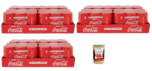 Coa Cola, Pure Erfrischung mit unverwechselbarem Coke Geschmack in der stylischen 72x 150ml Mini Dose + Italian Gourmet polpa 400g von Italian Gourmet E.R.