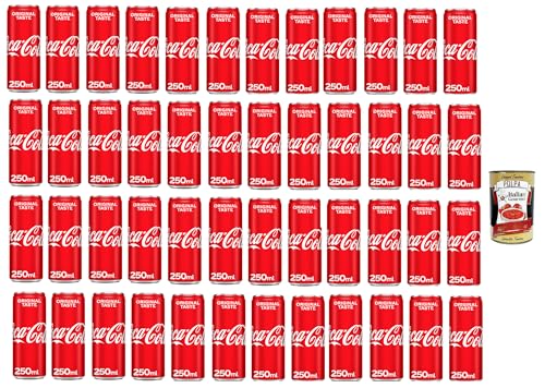 Cola original mini dosen kohlensäurehaltiges Getränk 48x 250ml Softdrink + Italian gourmet polpa 400g von Italian Gourmet E.R.