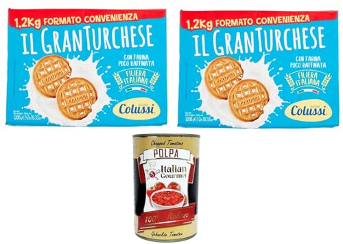 Colussi Granturchese Das Keks-Convenience-Format 2x 1.2kg+ Italian Gourmet polpa 400g von Italian Gourmet E.R.