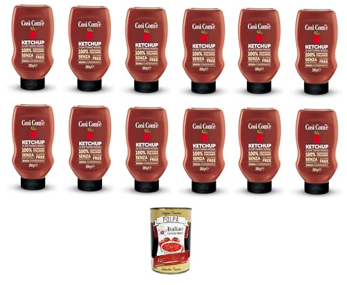 Cosi' Com'è Ketchup di Datterino Rosso al Naturale Natural Red Datterino Ketchup 12x200gr+ Italian Gourmet polpa 400g von Italian Gourmet E.R.