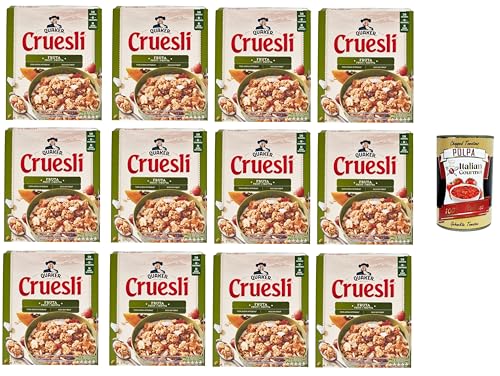 Cruesli Frutta Knusprige Getreideflocken mit Fruchtmischung 12x375gr + Italian Gourmet polpa 400g von Italian Gourmet E.R.