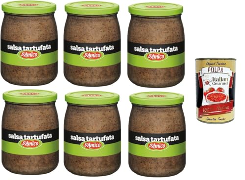 D'Amico Professional Salsa Tartufata Trüffelsauce 6x 500gr + Italian Gourmet polpa 400g von Italian Gourmet E.R.