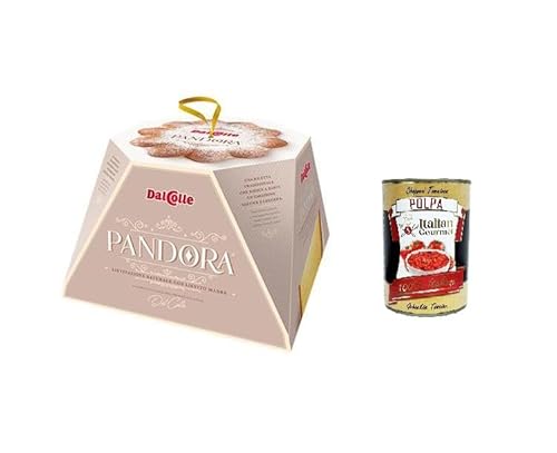 Dal Colle Pandoro Classico Natürlicher Sauerteig mit Mutterhefe 750gr + Italian Gourmet polpa 400g von Italian Gourmet E.R.