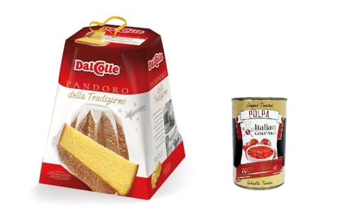 Dal Colle Pandoro della Tradizione Pandoro der Tradition 750gr + Italian Gourmet polpa 400g von Italian Gourmet E.R.