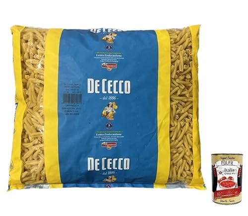 De Cecco Casareccia Pasta di Semola di Grano Duro Nudeln aus Hartweizengrieß 3Kg Packung + Italian Gourmet Polpa di Pomodoro 400g Dose von Italian Gourmet E.R.