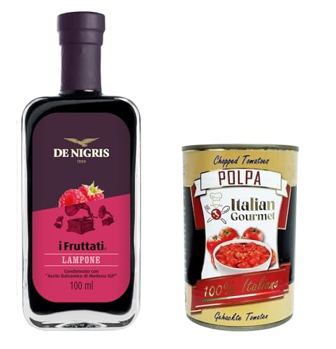 De Nigris- I Fruttati Lampone Die fruchtigen Himbeeren 100ml+ Italian Gourmet polpa 400g von Italian Gourmet E.R.