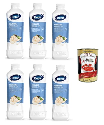 Debic Panna Culinaire Original 20% Kochsahne 6x 1lt + Italian Gourmet polpa 400g von Italian Gourmet E.R.