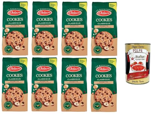 Delacre Cookies Classique Noisette Haselnuss-Haselnuss 8x136 g +Italian Gourmet polpa 400g von Italian Gourmet E.R.