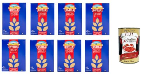 Divella Cous Cous - 8x 500 gr+ Italian Gourmet polpa 400g von Italian Gourmet E.R.