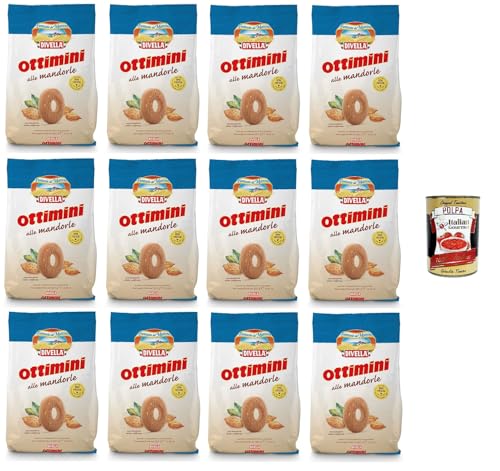 Divella Ottimini alle Mandorle mit Mandeln 12x350gr +Italian Gourmet polpa 400g von Italian Gourmet E.R.