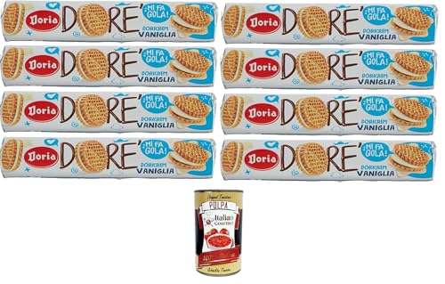 Doria - Dorè Doricrem Gusto Vaniglia Tubo Dorè Doricrem Vanillearoma Tube 8x150gr + Italian Gourmet polpa 400g von Italian Gourmet E.R.