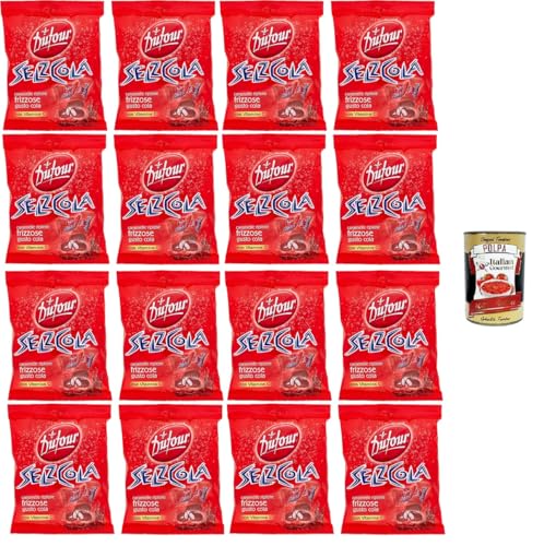 Dufour Caramelle Selz Cola,Selz Cola-Süßigkeiten 16x 150g+ Italian Gourmet polpa 400g von Italian Gourmet E.R.