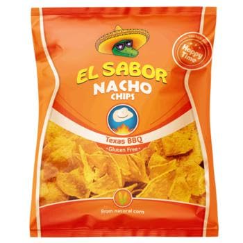 El Sabor Texas BBQ Nachos – 4x 100 g + Italian Gourmet polpa 400g von Italian Gourmet E.R.