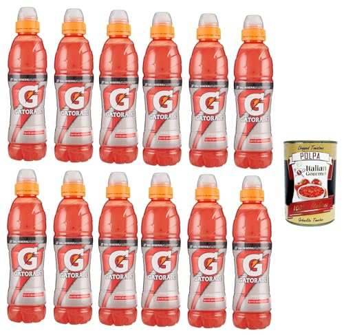 Energy sport drink Arancia rossa, Bevanda energetica Energiegetränk Blutorange, blood Orange energy sport drink 12x 50 cl + Italian Gourmet polpa 400g von Italian Gourmet E.R.