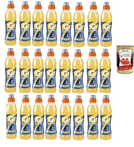 Energy sport drink Limone Bevanda energetica Energiegetränk Zitrone, lemon energy sport drink 24x 50 cl + Italian Gourmet polpa 400g von Italian Gourmet E.R.