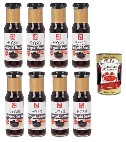 Enso Salsa Teriyaki Sauce cuisine 8x150ml + Italian Gourmet Polpa di Pomodoro 400g von Italian Gourmet E.R.