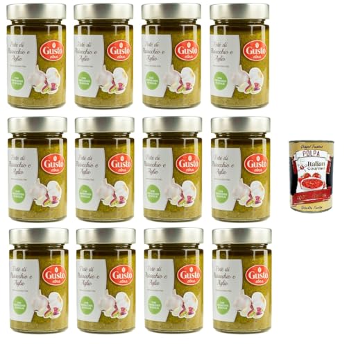 Etna Patè di Pistacchio e Aglio Pistazien-Knoblauch-Paté 12x 190gr + Italian Gourmet polpa 400g von Italian Gourmet E.R.