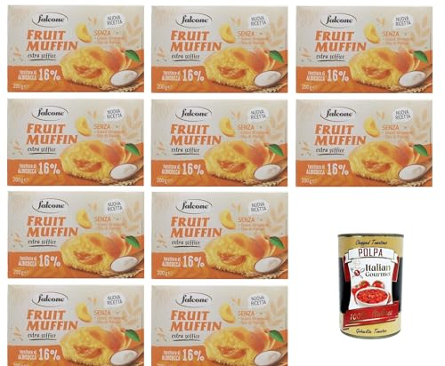 Falcone Fruit Muffin Extra soffice Fruit Muffin Extra weich 10x 200gr + Italian Gourmet polpa 400g von Italian Gourmet E.R.